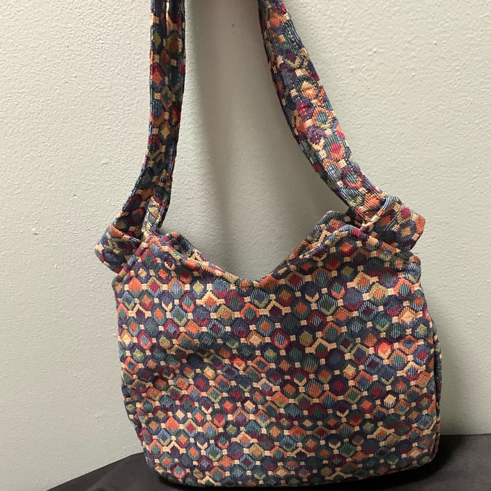 Colorful Geometric Patterned Women's Bag - Picture 2 of 4